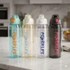 Fehér sport kulacs 1030 ml – szivárgásmentes BPA-mentes ivópalack biztonsági zárral