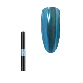   Köröm krómpor - Air Cushion Magic - METEOR - TJ07 - krómos kék