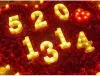 LED Dekoráció Betűk Ábécé Száma Lámpa 22 cm - 1 szám