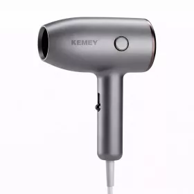   Kemey KM-6835 mini hajszárító – 1000 W, negatív ionos technológiával, halk motorral