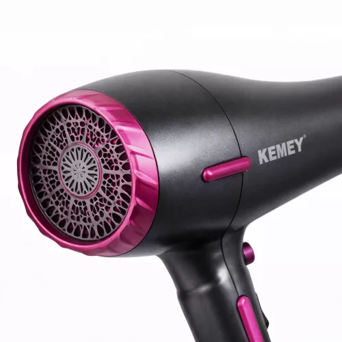 Kemey KM-5921 professzionális hajszárító – 1800 W teljesítménnyel, 4. fokozat száraz haj ápolásához
