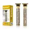 Kemei KM-T9-1 professzionális hajvágó és trimmer – vezeték nélküli T-penge, USB töltés, vintage arany dizájn