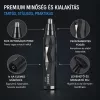 Kemei KM-6673 2 az 1-ben orr- és szakállnyíró – vezeték nélküli trimmer cserélhető fejjel