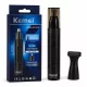Kemei KM-1013B 2 az 1-ben orr- és szakállnyíró – vezeték nélküli trimmer cserélhető fejjel, fekete