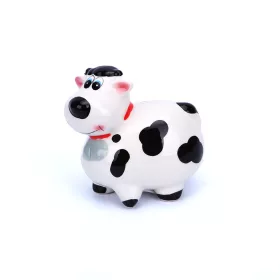   Foltos boci - porcelán pénzérme gyűjtő persely - 12 x 11x 8 cm