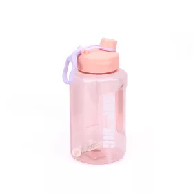   Motivációs kulacs SuperBig sport kulacs 1,5 L - Rózsaszín