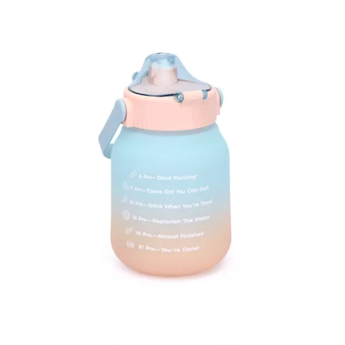 Motivációs kulacs Colourful sport kulacs 1,3 L - Zöld