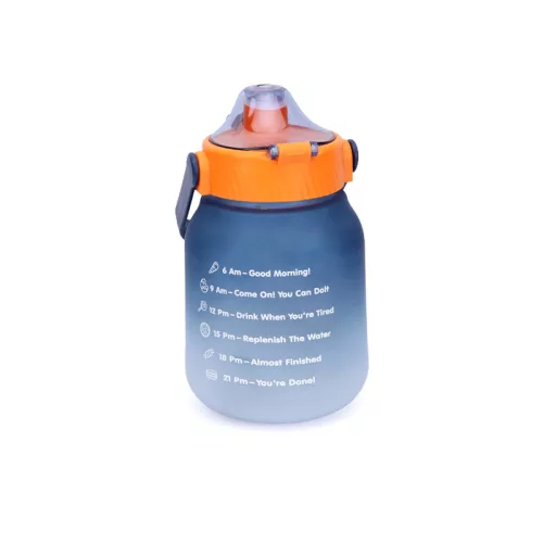 Motivációs kulacs Colourful sport kulacs 1,3 L - Sötét Kék