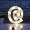 LED Dekoráció Betűk Ábécé Száma Lámpa 22 cm - @ ábécé