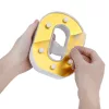 LED Dekoráció Betűk Ábécé Száma Lámpa 22 cm Arany - 3 Szám