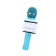 Bluetooth Karaoke Mikrofon, Beépített Hangszóróval V7 - Kék
