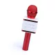 Bluetooth Karaoke Mikrofon, Beépített Hangszóróval V7 - Piros