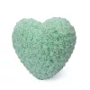 Rózsaszív díszdobozban 33 cm - Menta zöld