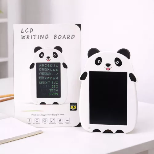 9 colos panda maci formájú LCD rajztábla – aranyos digitális írótábla gyerekeknek