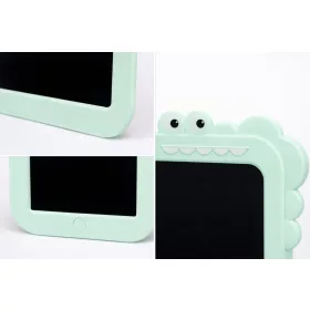   12 colos LCD rajztábla gyerekeknek – kreatív digitális rajzolótábla – 2 MENTA ZÖLD