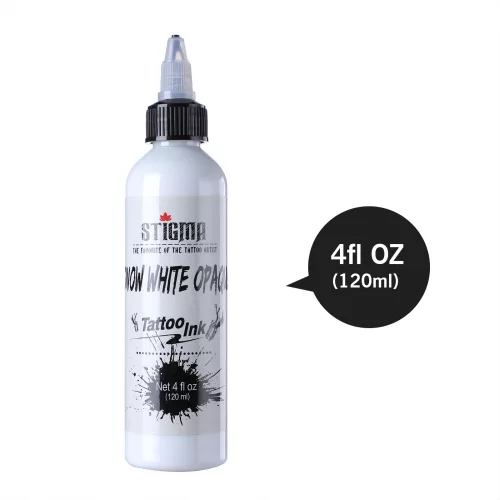 Snow White 120 ml tetováló tinta - TI952 - STIGMA - Fehér