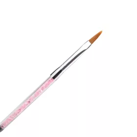   Torch kétfunkciós körömépítő porcelán építő és tűhegyes díszítő fejjel 16,5 cm 1.0 tűhegyes TŰ+ 8# Ecset