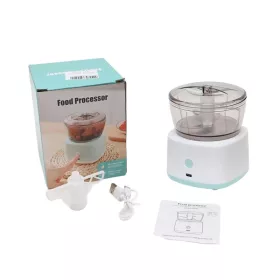   LY-892 Mini aprító 45W – USB-C töltés, fehér Food Processor