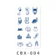 Növényi Alapú Tartós Matrica Tetoválás 60 x 105 mm CBX-004