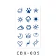Növényi Alapú Tartós Matrica Tetoválás 60 x 105 mm CBX-005