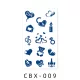 Növényi Alapú Tartós Matrica Tetoválás 60 x 105 mm CBX-009