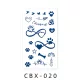 Növényi Alapú Tartós Matrica Tetoválás 60 x 105 mm CBX-020