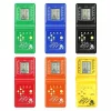 Retro elektronikus Tetris tégla játék gép, klasszikus kézi pocket játék gép