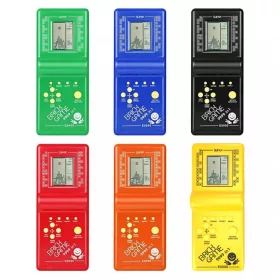  Retro elektronikus Tetris tégla játék gép, klasszikus kézi pocket játék gép