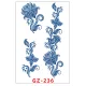 Növényi Alapú Tartós Matrica Tetoválás 110 x 180 mm GZ-236