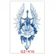 Növényi Alapú Tartós Matrica Tetoválás 110 x 180 mm GZ-416