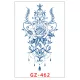 Növényi Alapú Tartós Matrica Tetoválás 110 x 180 mm GZ-462