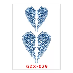   Növényi Alapú Tartós Matrica Tetoválás 80 x 110 mm GZX-029