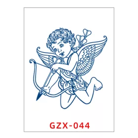   Növényi Alapú Tartós Matrica Tetoválás 80 x 110 mm GZX-044