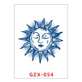   Növényi Alapú Tartós Matrica Tetoválás 80 x 110 mm GZX-054