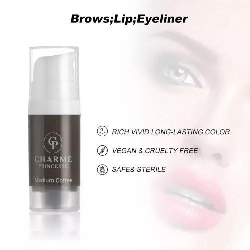 Charme Princesse Tartós Tintás Szemöldök-Szemhéj - Száj Kozmetikum 10ml - Natural Red