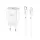 Earldom G02 PD20W hálózati töltő 1 m -es USB-C - iPhone kábellel fehér