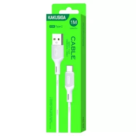 KAKUSIGA KSC-535 KELANG USB TYPE-C kábel 1 m fehér