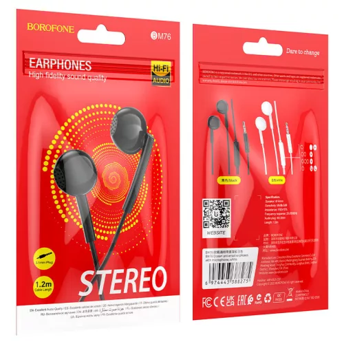 Borofone BM76 headset - 1,2 m