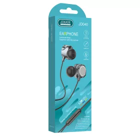 JOKADE JD040 TIEWU vezetékes headset fekete