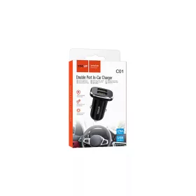   Yooup C01 Dupla USB-s autós - szivargyújtós töltő, Micro USB-s kábellel - 2,4 A