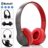 Vezeték nélküli Bluetooth fülhallgató, Bluetooth 5.0 + EDR, MP3 lejátszó, - Piros