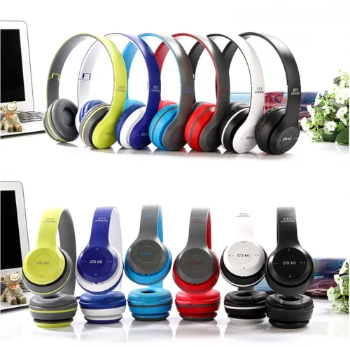 Vezeték nélküli Bluetooth fülhallgató, Bluetooth 5.0 + EDR, MP3 lejátszó, - Piros