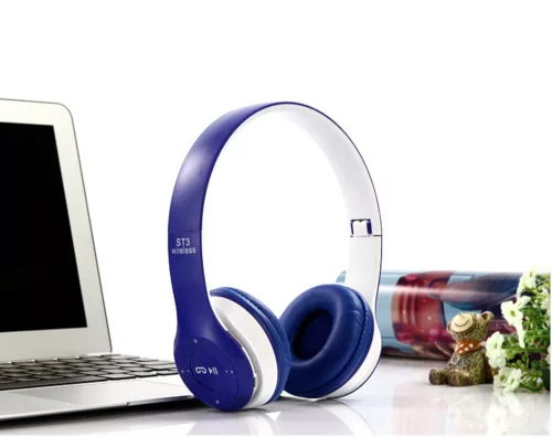 Vezeték nélküli Bluetooth fülhallgató, Bluetooth 5.0 + EDR, MP3 lejátszó, - Piros