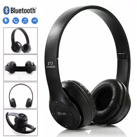   Vezeték nélküli Bluetooth fülhallgató, Bluetooth 5.0 + EDR, MP3 lejátszó, - Fekete