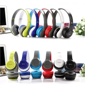   Vezeték nélküli Bluetooth fülhallgató, Bluetooth 5.0 + EDR, MP3 lejátszó, - Fekete