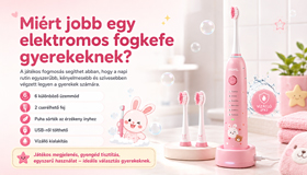 Miért jobb egy elektromos fogkefe gyerekeknek?